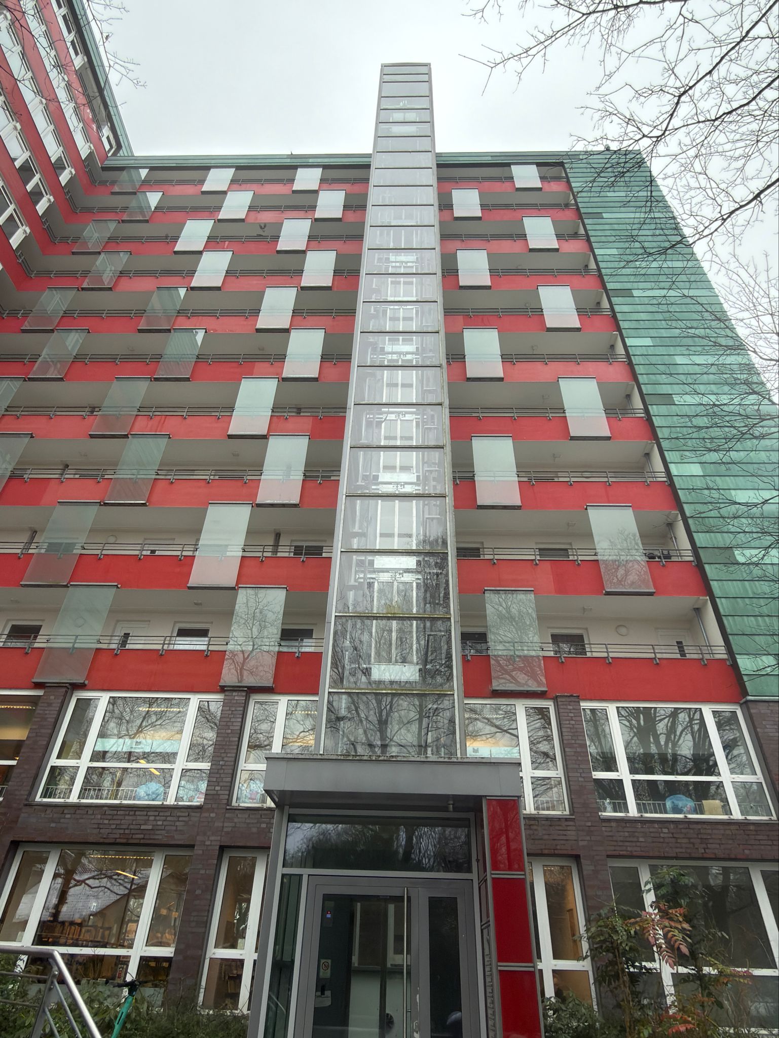 Glasaufzug und Standardaufzug – Norderreihe 3, Hamburg