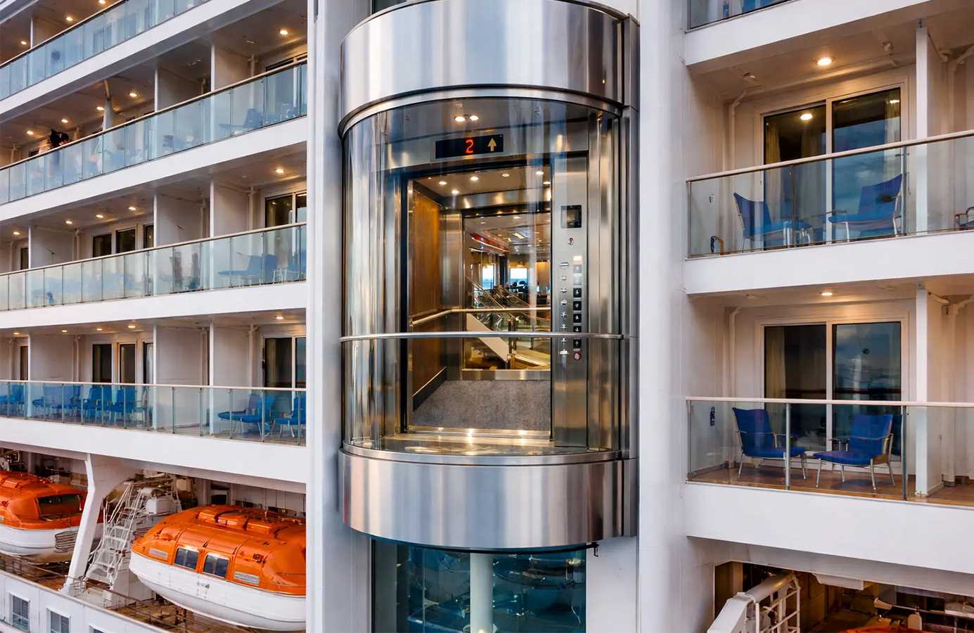 Aufzugssysteme für Schiffe und Yachten